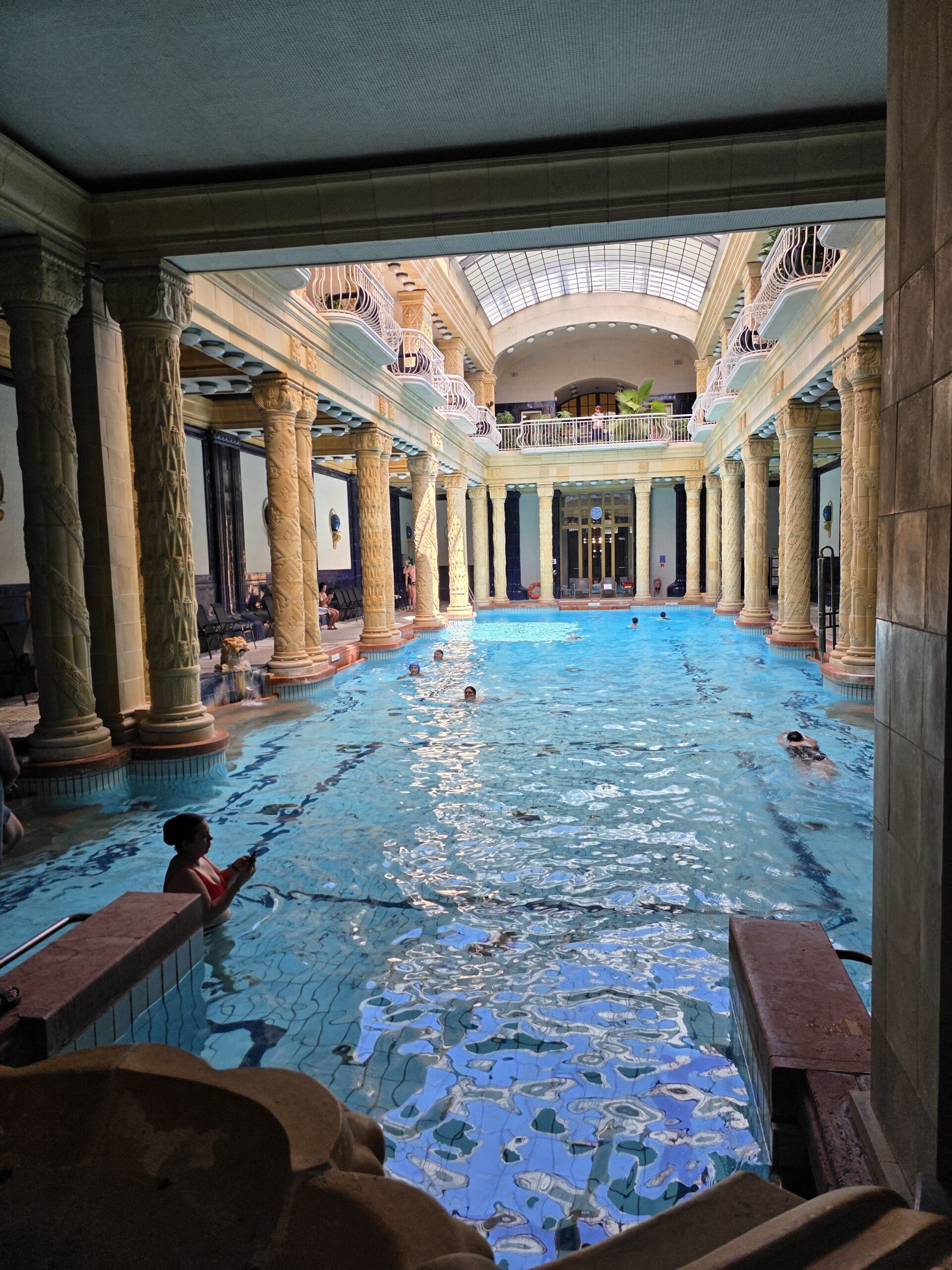 Gellértbad und bye-bye Budapest